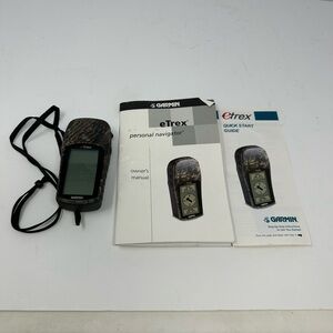 Garmin eTrex Waterproof GPS Handheld Navigation System 12 Channel Camo Print
